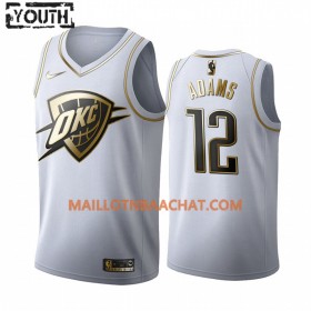 Maillot NBA Oklahoma City Thunder Steven Adams 12 Nike 2019-20 Blanc Golden Edition Swingman - Enfant